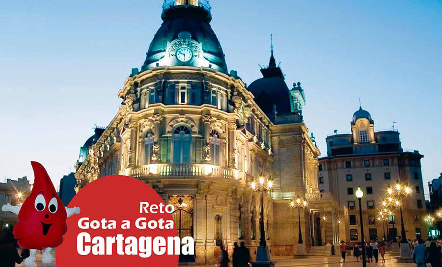 El reto gota a gota en Cartagena